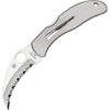 Spyderco 8S HarPY Lockback Folding Hawkbill Blade Pocket Knife With Stainless Handles