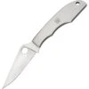 Spyderco 138P Grasshopper Folding Pocket Knife With Stainless Handle