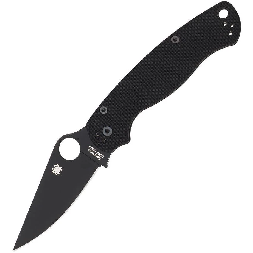 Spyderco 81GPBK2 Para-Military 2 Linerlock Folding Pocket Knife 1 Spyderco 81GPBK2 Para-Military 2 Linerlock Folding Pocket Knife