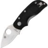Spyderco 130GP Chicago Linerlock Folding Stainless Blade Pocket Knife With Black G-10 Handles