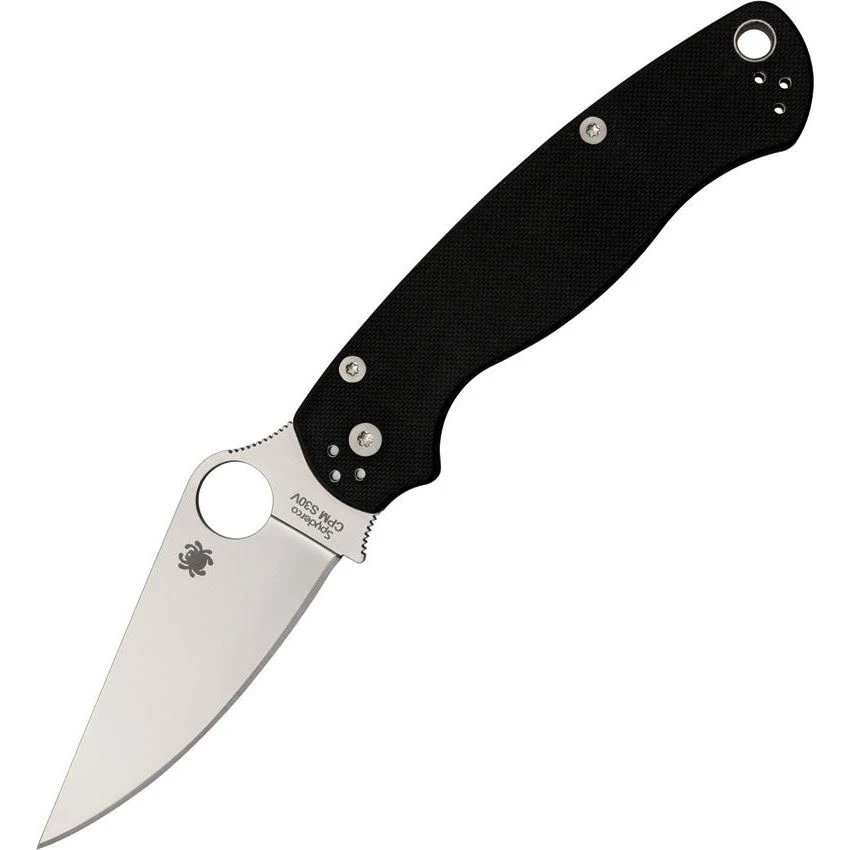 Spyderco 81GP2 Para-Military 2 Linerlock Folding Pocket Knife 1 Spyderco 81GP2 Para-Military 2 Linerlock Folding Pocket Knife