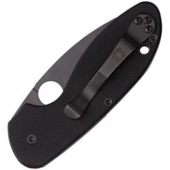 Spyderco 216GPBBK Efficient Linerlock Knife Knife With Black G10 Handle -Spyderco Knives 129551