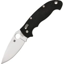 Spyderco 95GP2 Manix-2 XL Folding Pocket Knife With Black G-10 Handle