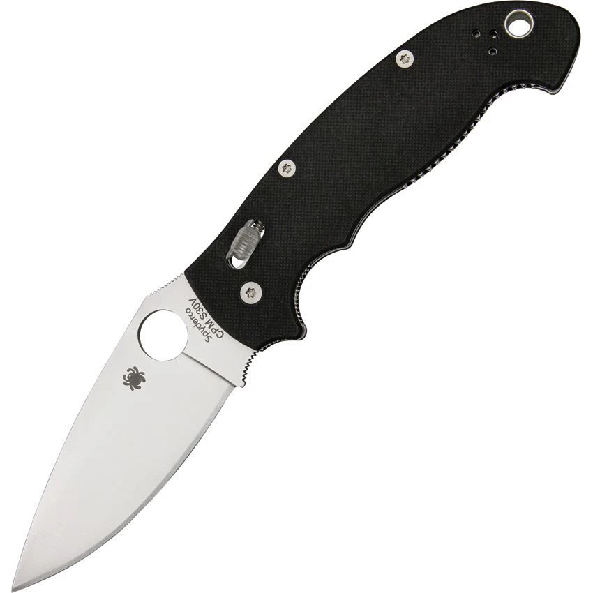 Spyderco 95GP2 Manix-2 XL Folding Pocket Knife With Black G-10 Handle 1 Spyderco 95GP2 Manix-2 XL Folding Pocket Knife With Black G-10 Handle