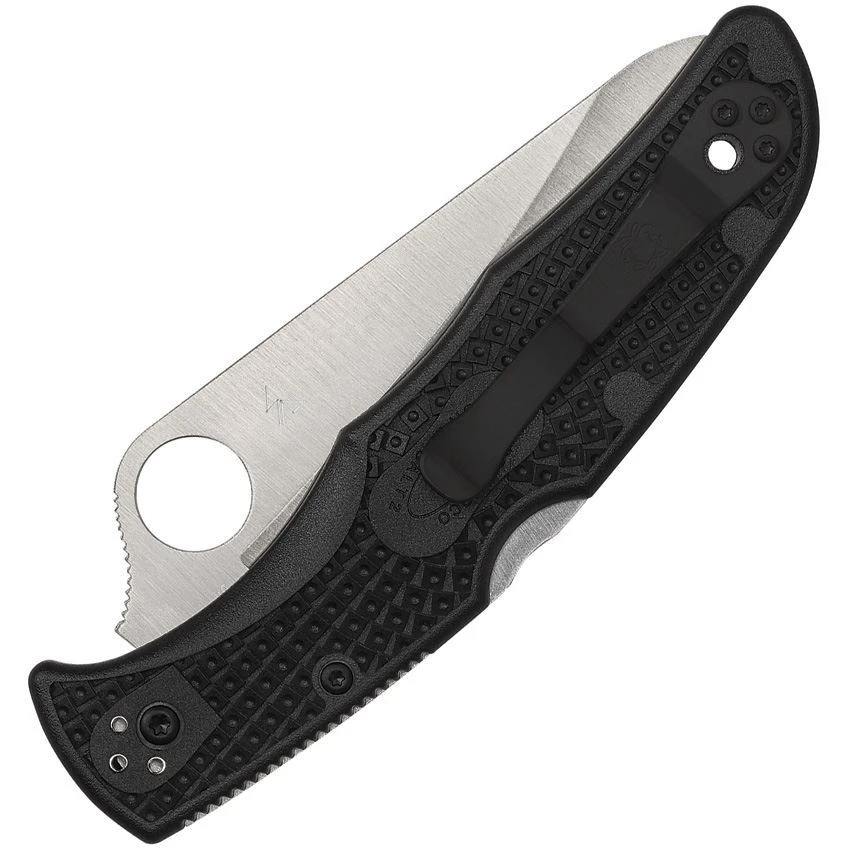 Spyderco 91PBK2 Pacific Salt 2 Lockback Knife Black 2 Spyderco 91PBK2 Pacific Salt 2 Lockback Knife Black - Image 2
