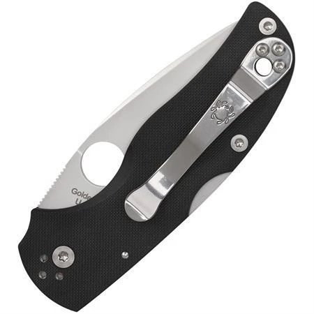 Spyderco 41GP5 Native Lockback Folding Pocket Spear Point Blade Knife With Black G-10 Handles 2 Spyderco 41GP5 Native Lockback Folding Pocket Spear Point Blade Knife With Black G-10 Handles - Image 2