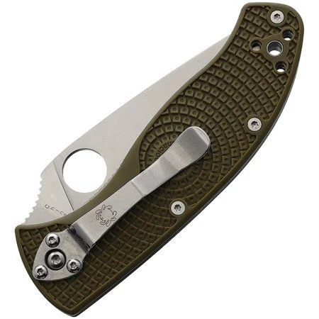 Spyderco 122POD Tenacious Linerlock Knife OD Green 2 Spyderco 122POD Tenacious Linerlock Knife OD Green - Image 2