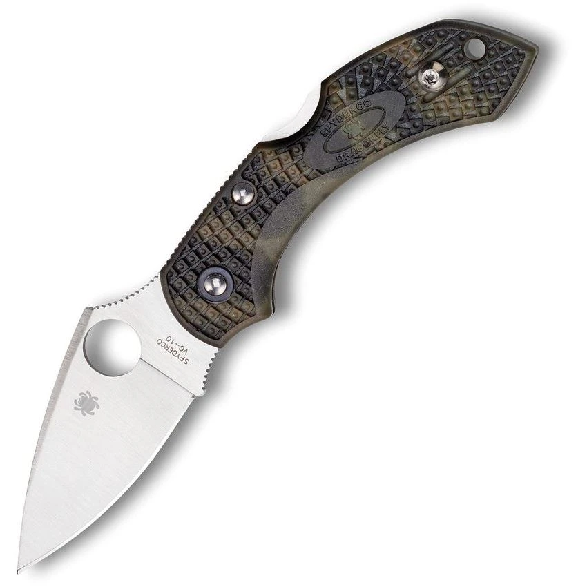 Spyderco 28ZFPGR2 Dragonfly 2 Lockback Folding Pocket Knife 1 Spyderco 28ZFPGR2 Dragonfly 2 Lockback Folding Pocket Knife