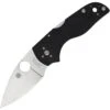 Spyderco 230MBGP Lil' Native Lockback Stainless Leaf Shaped Blade Knife With Black G10 Handle