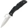 Spyderco 243PGYW Endela Lockback Knife Black