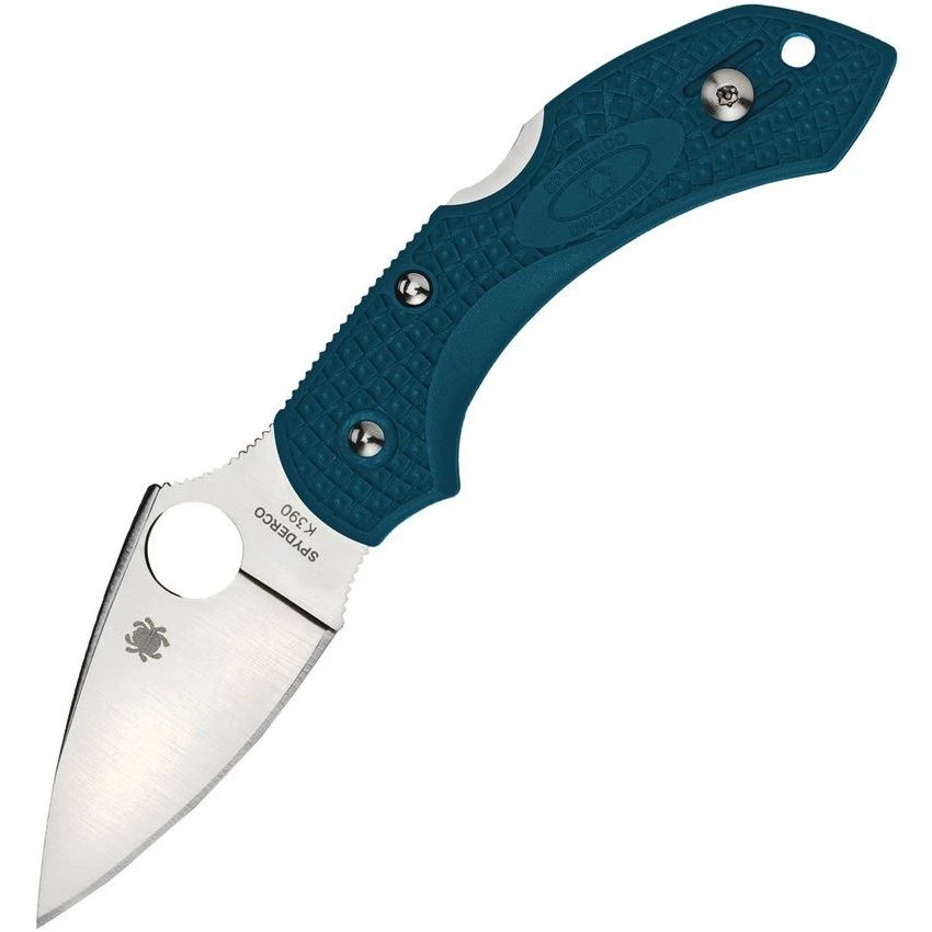 Spyderco 28FP2K390 Dragonfly 2 Lockback Knife Blue 1 Spyderco 28FP2K390 Dragonfly 2 Lockback Knife Blue