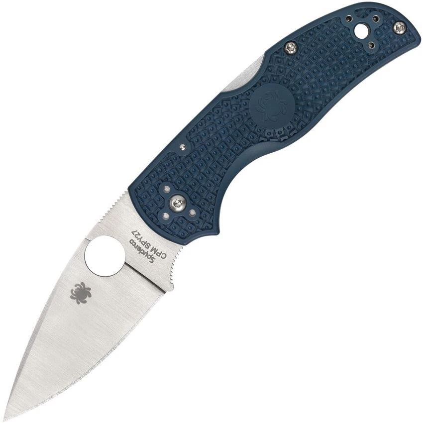 Spyderco 41PCBL5 Native 5 Lockback Knife Blue 1 Spyderco 41PCBL5 Native 5 Lockback Knife Blue