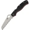 Spyderco 14FSBKRD3 Rescue 3 Lockback Blk/Red