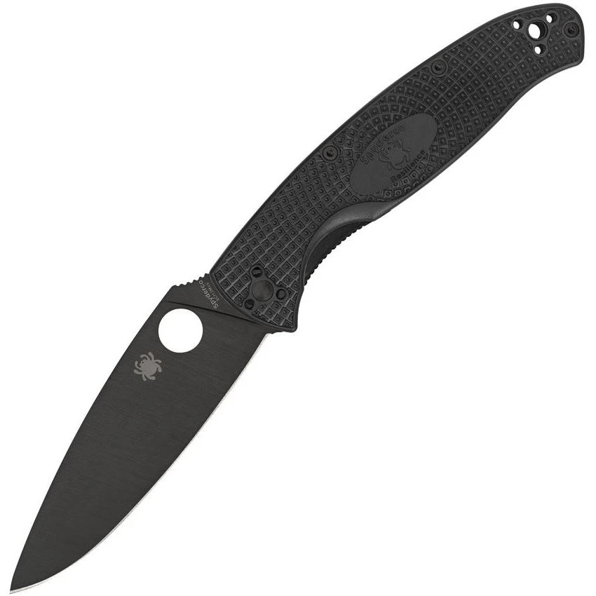 Spyderco 142PBBK Resilience Knife Black 1 Spyderco 142PBBK Resilience Knife Black