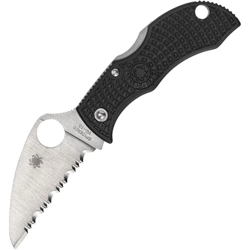 Spyderco MBKWS Manbug Lockback Black 1 Spyderco MBKWS Manbug Lockback Black