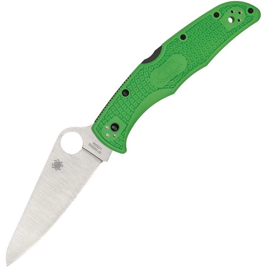 Spyderco 91FPGR2 Pacific Salt 2 Lockback Green 1 Spyderco 91FPGR2 Pacific Salt 2 Lockback Green